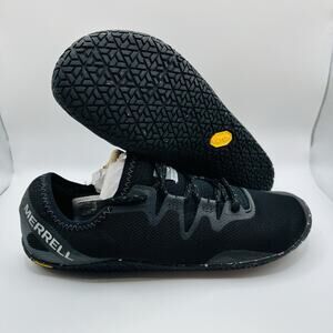 Merrell Vapor Glove Women's 9 Black Shoes Lace-Up Barefoot Shoes Vibram
